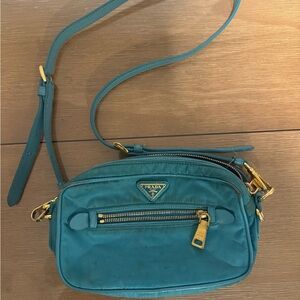 Prada Turquoise Crossbody Bag